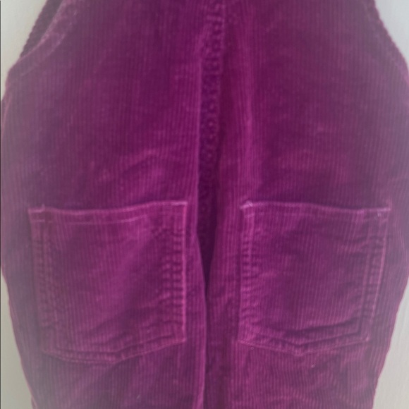 Happy Kids Purple Corduroy Overalls 12 Months - Picture 7 of 7